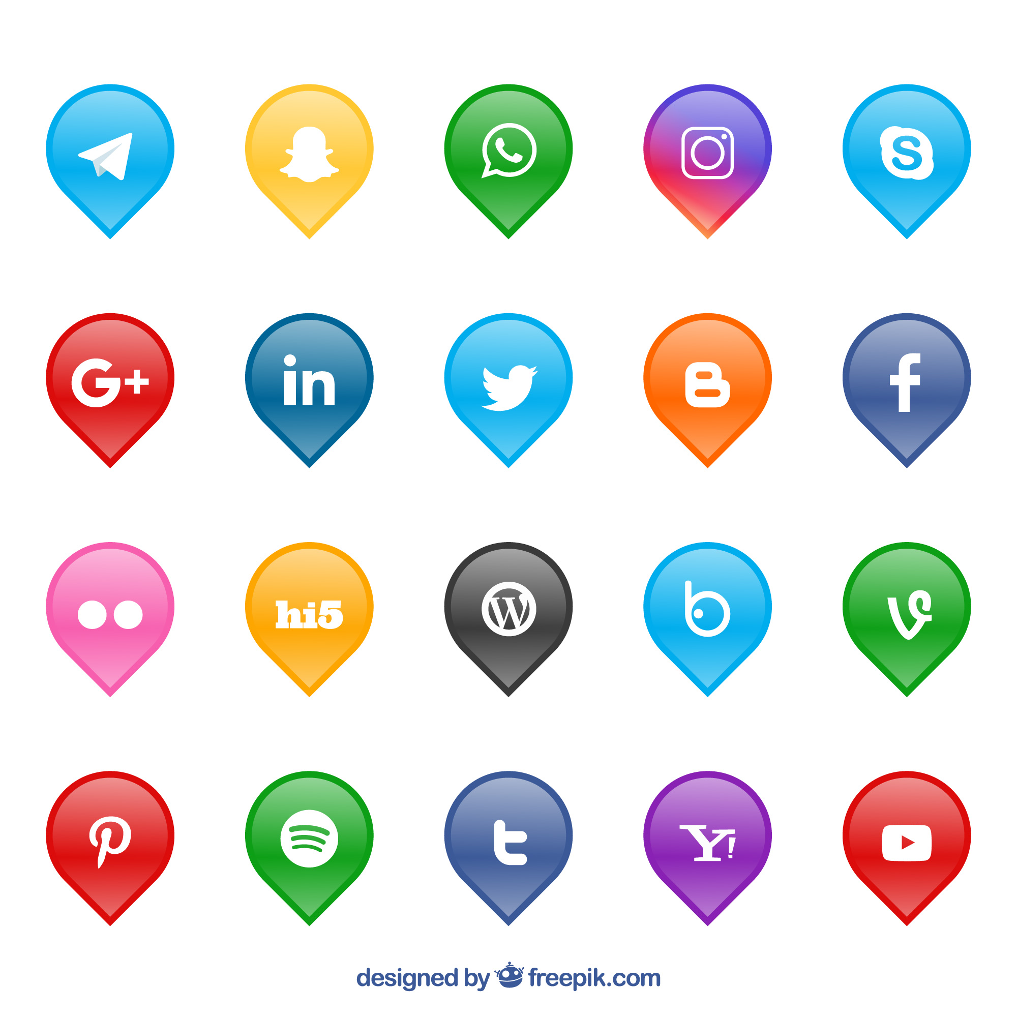 Google My Business & Social Media Symbol